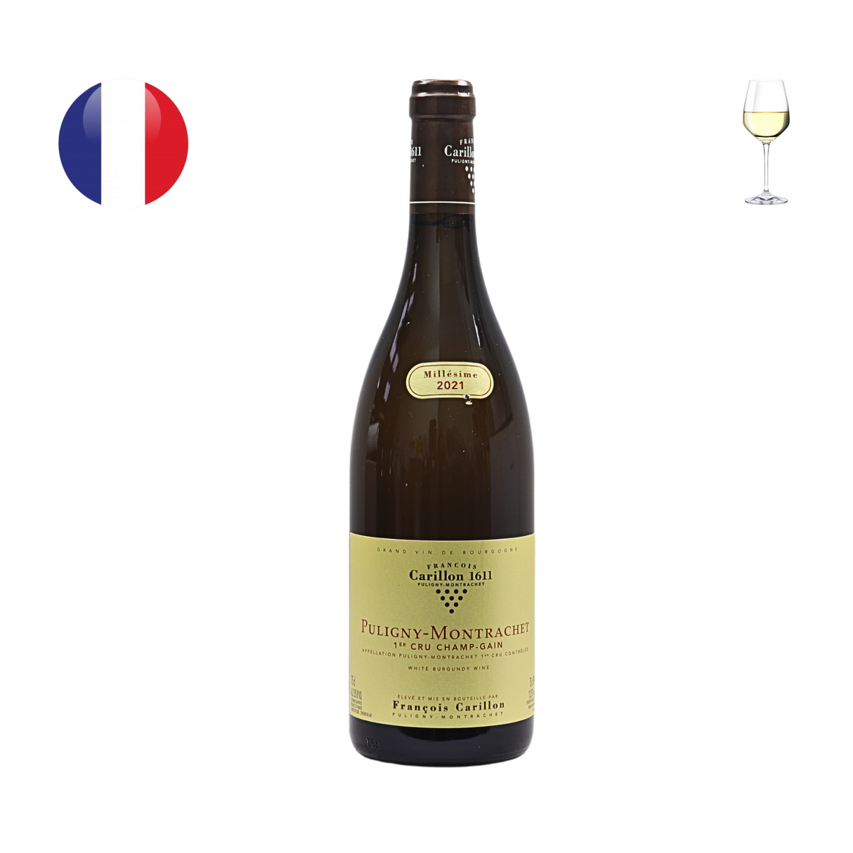 Domaine Francois Carillon Puligny Montrachet 1er Cru "Les Champs Gains" 2021