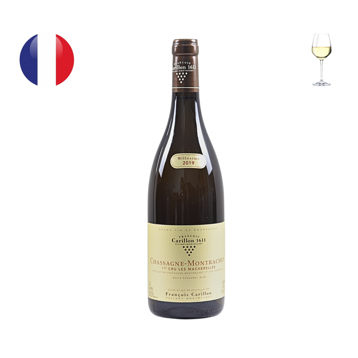 Domaine Francois Carillon Chassagne Montrachet 1er Cru "Les Macherelles" 2019