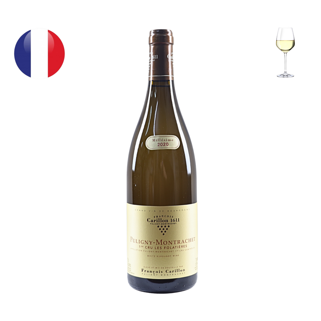 Domaine Francois Carillon Puligny Montrachet 1er Cru "Les Folatieres" 2020