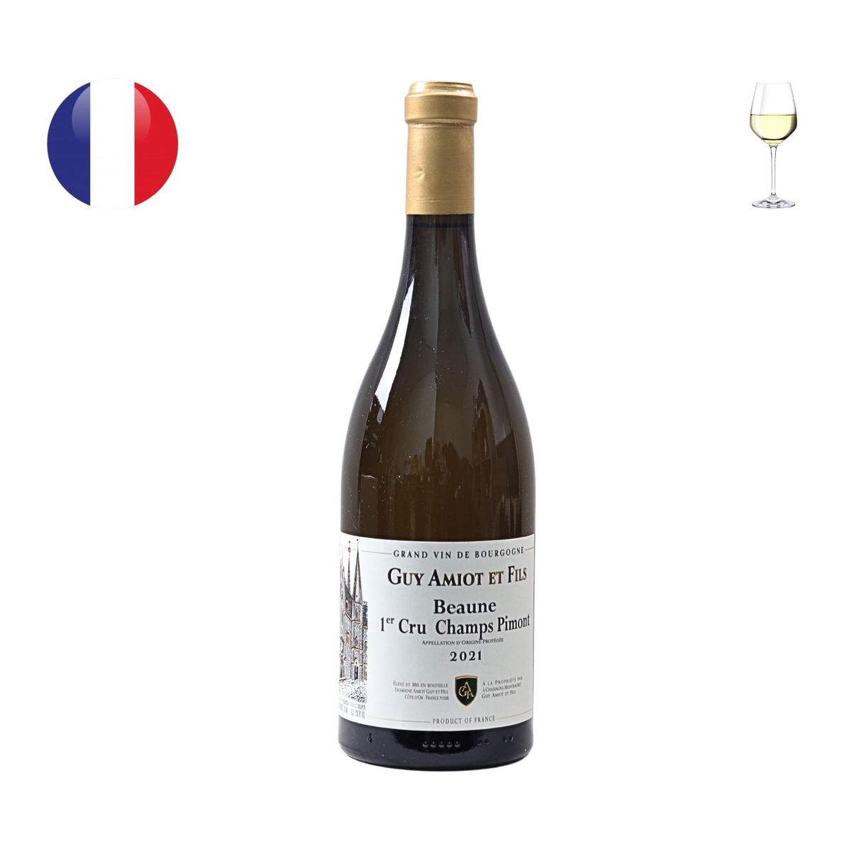 Domaine Guy Amiot Beaune 1er Cru "Champs Pimont" Blanc 2021