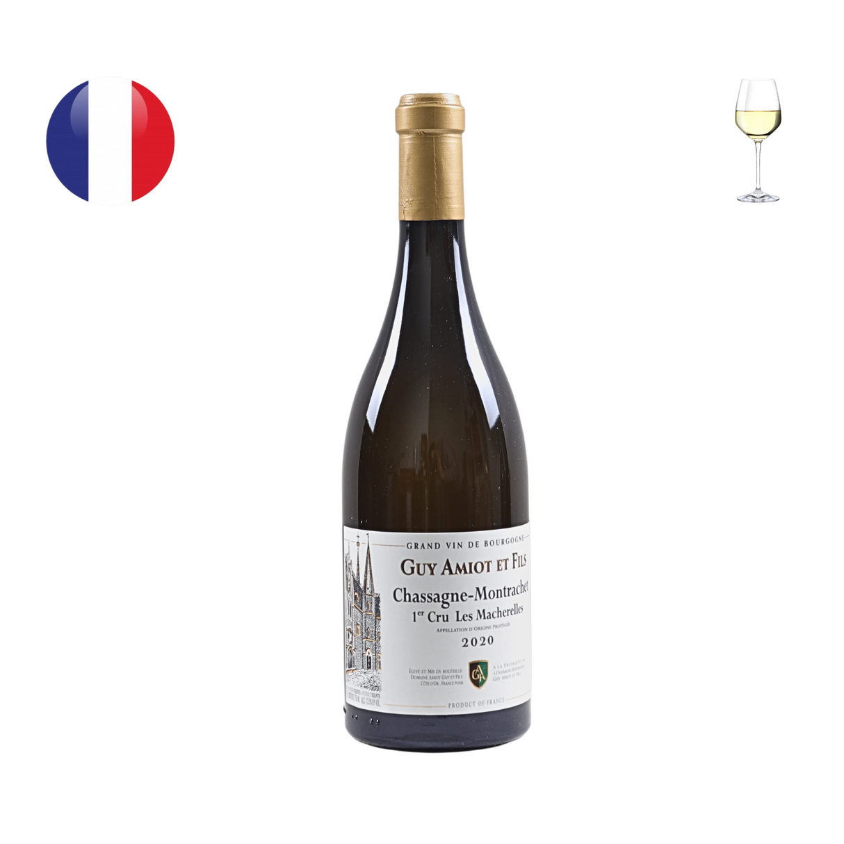 Domaine Guy Amiot Chassagne Montrachet 1er Cru "Les Macherelles" 2020