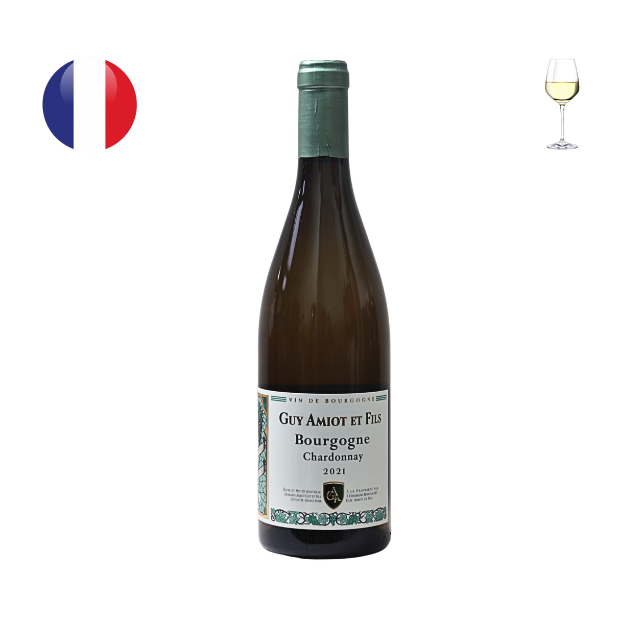 Domaine Guy Amiot Bourgogne Chardonnay "Cuvee Flavie" 2021