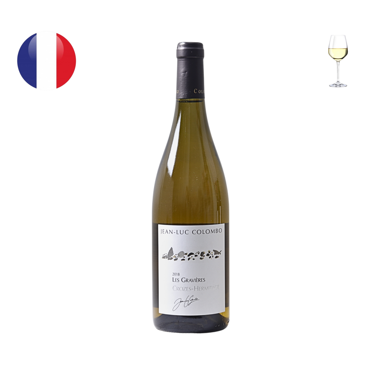 Jean Luc Colombo Crozes Hermitage "Les Gravieres" Blanc 2018