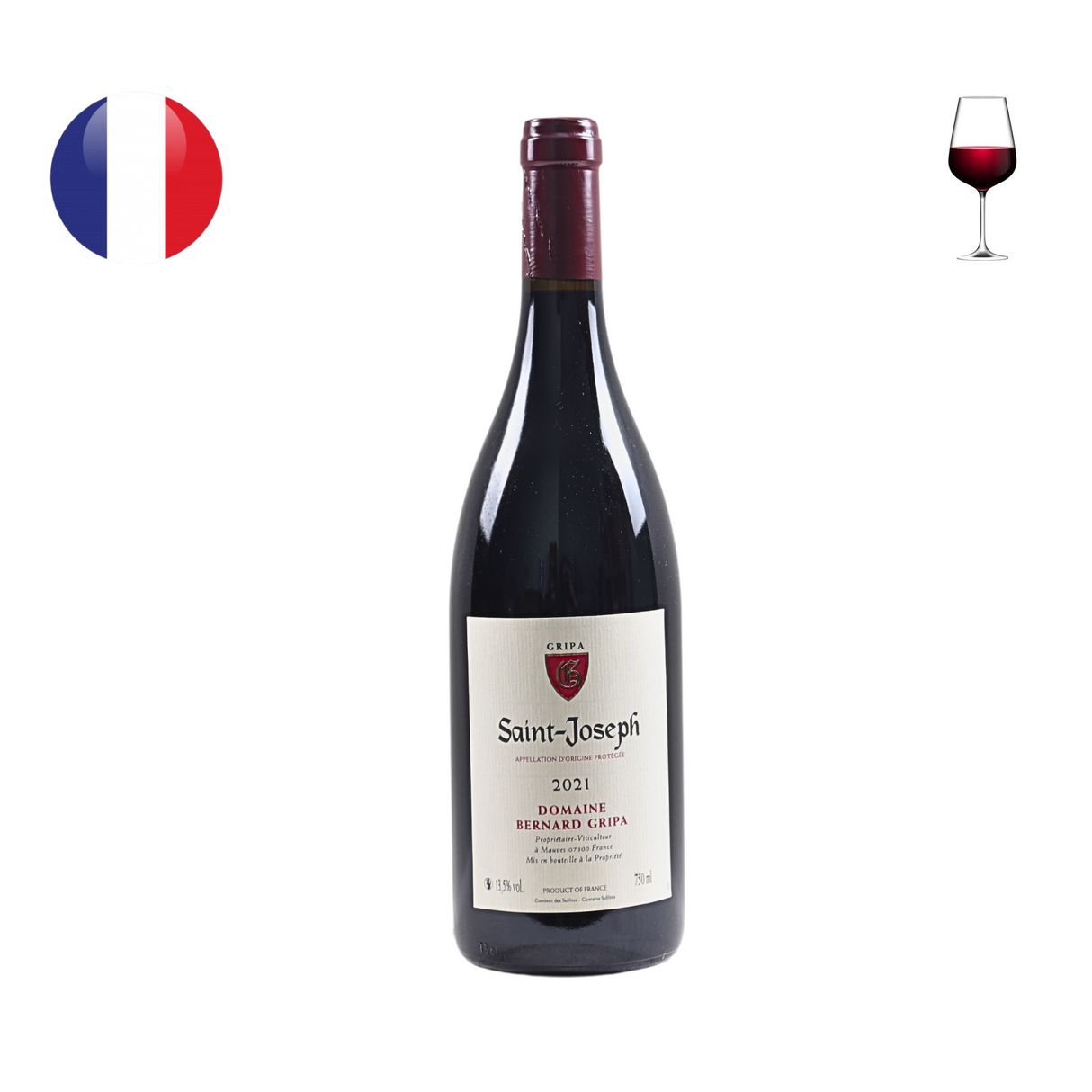 Domaine Bernard Gripa Saint Joseph Rouge 2021