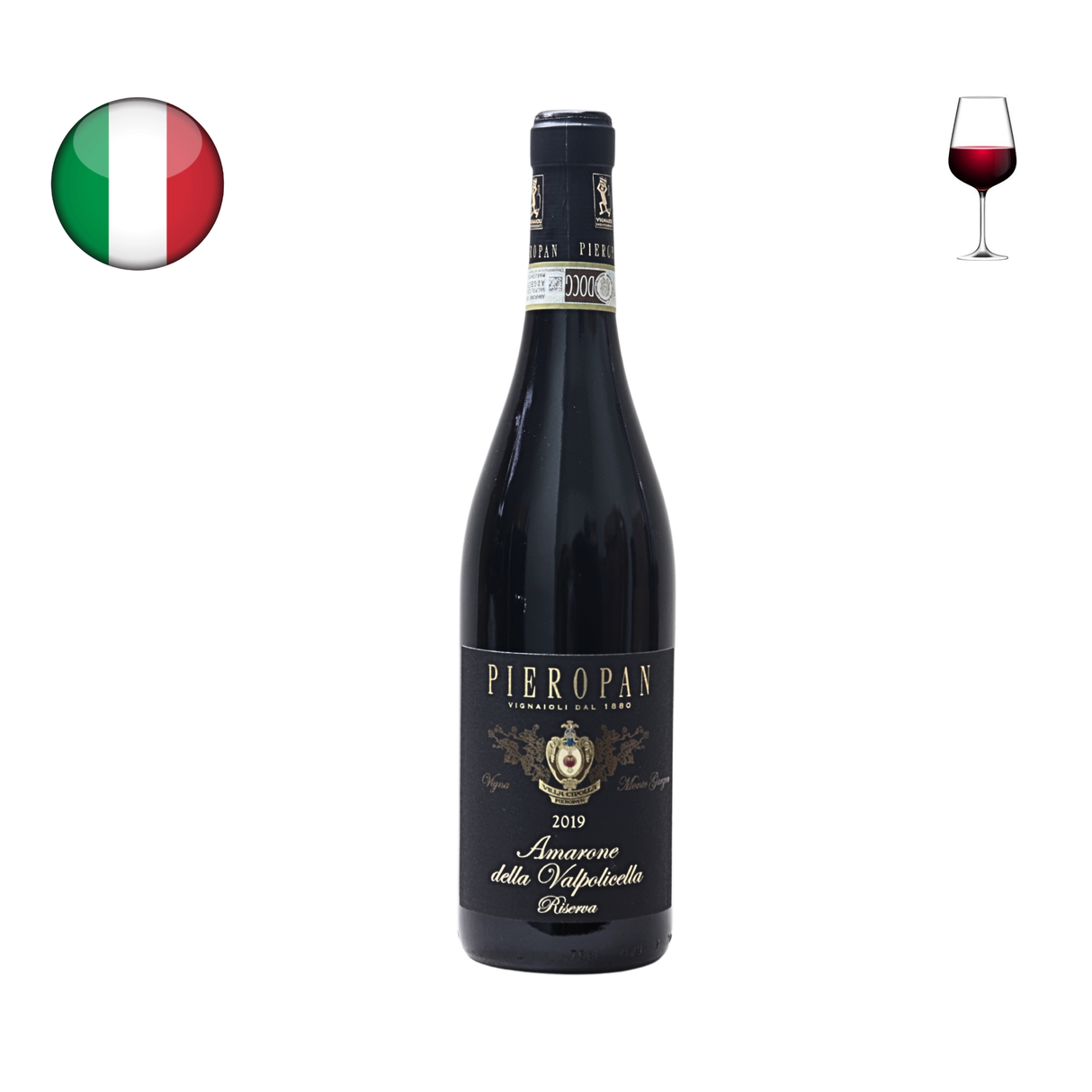 Pieropan Amarone della Valpolicella Riserva “Vigna Garzon” 2019 年,750 毫升