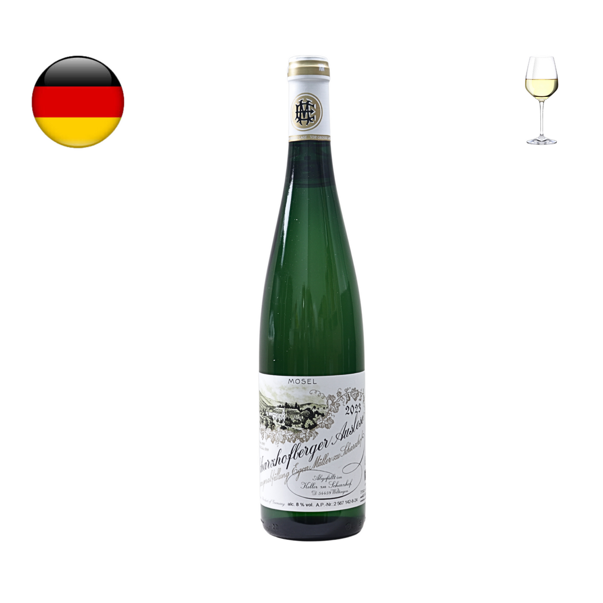 Egon Muller "Scharzhofberger" Riesling Auslese 2023