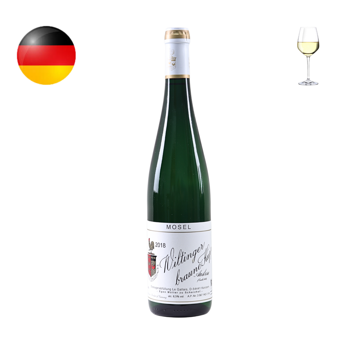 Egon Muller "Wiltinger Braune Kupp" Riesling Auslese 2018