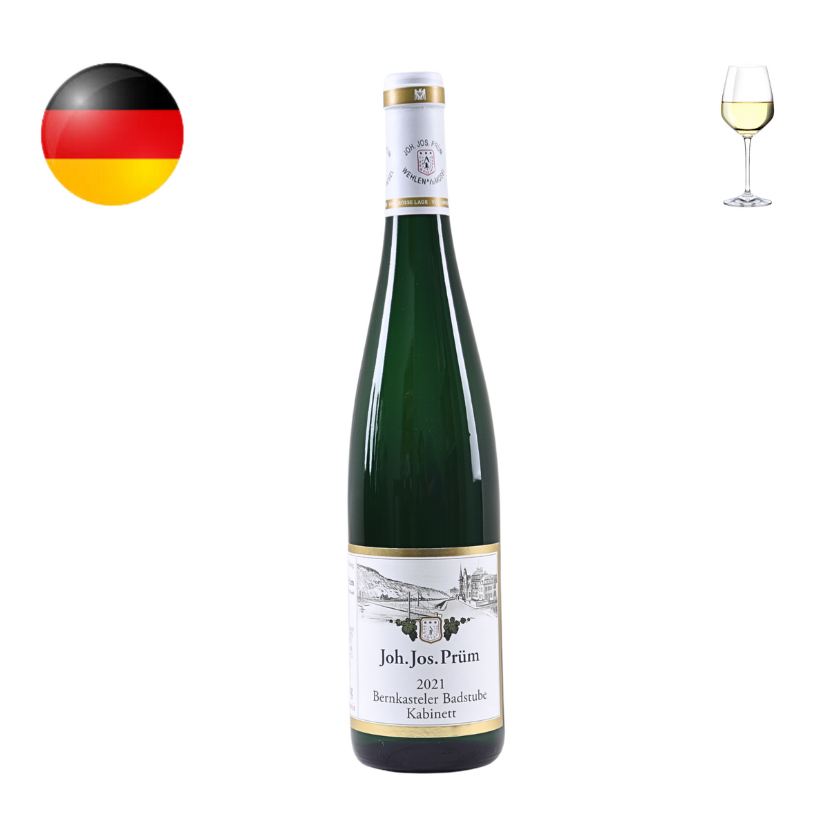 Joh. Jos. Prum "Bernksateler Badstube" Riesling Kabinett 2021