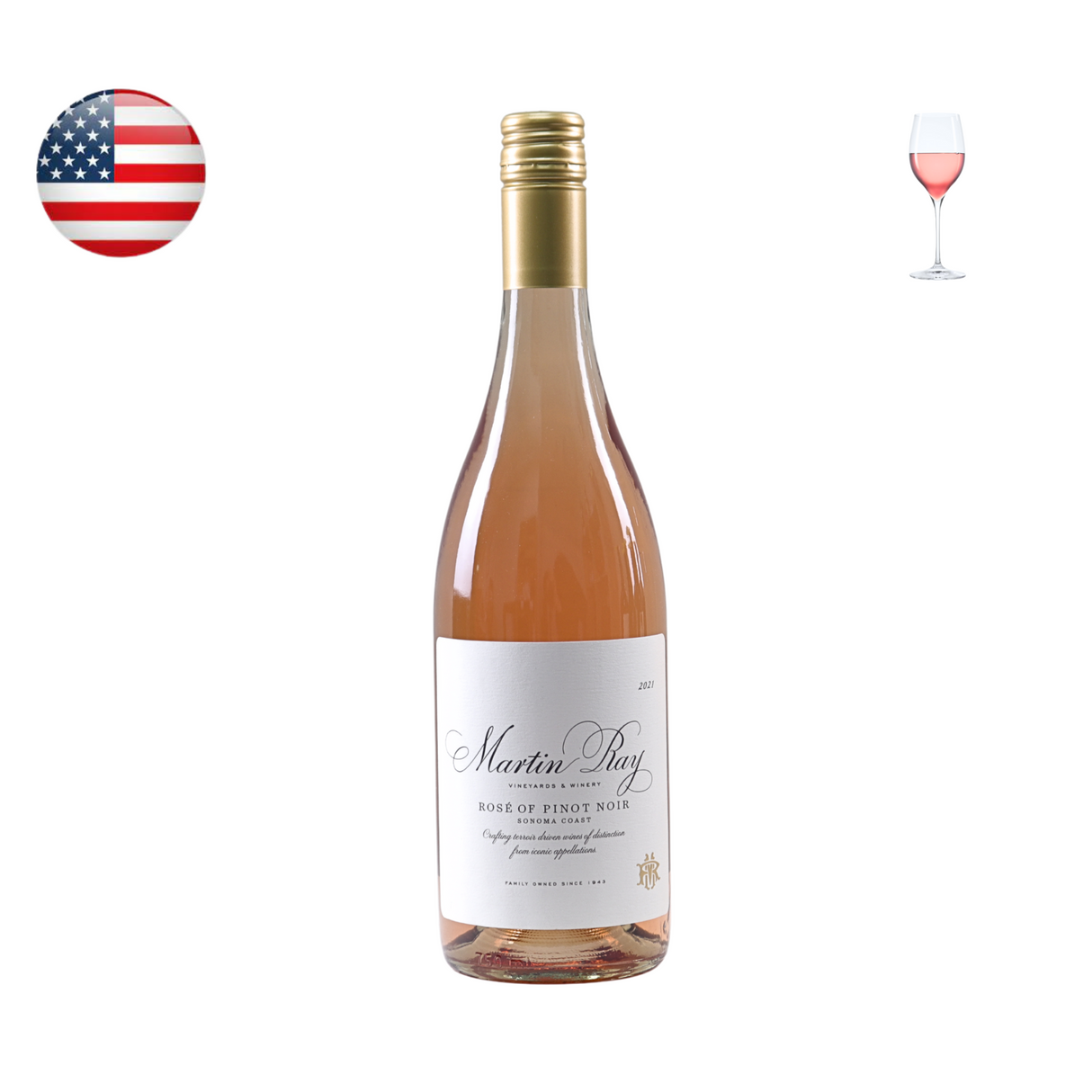 Martin Ray Rose of Pinot Noir 2021