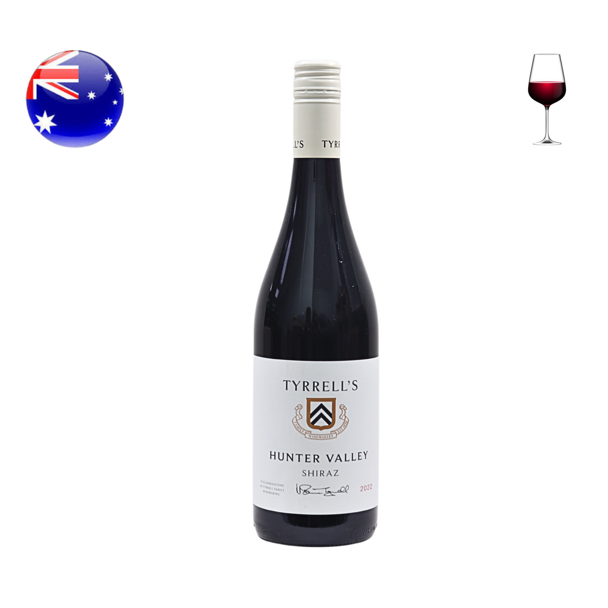 Tyrrell's Hunter Valley Shiraz 2022