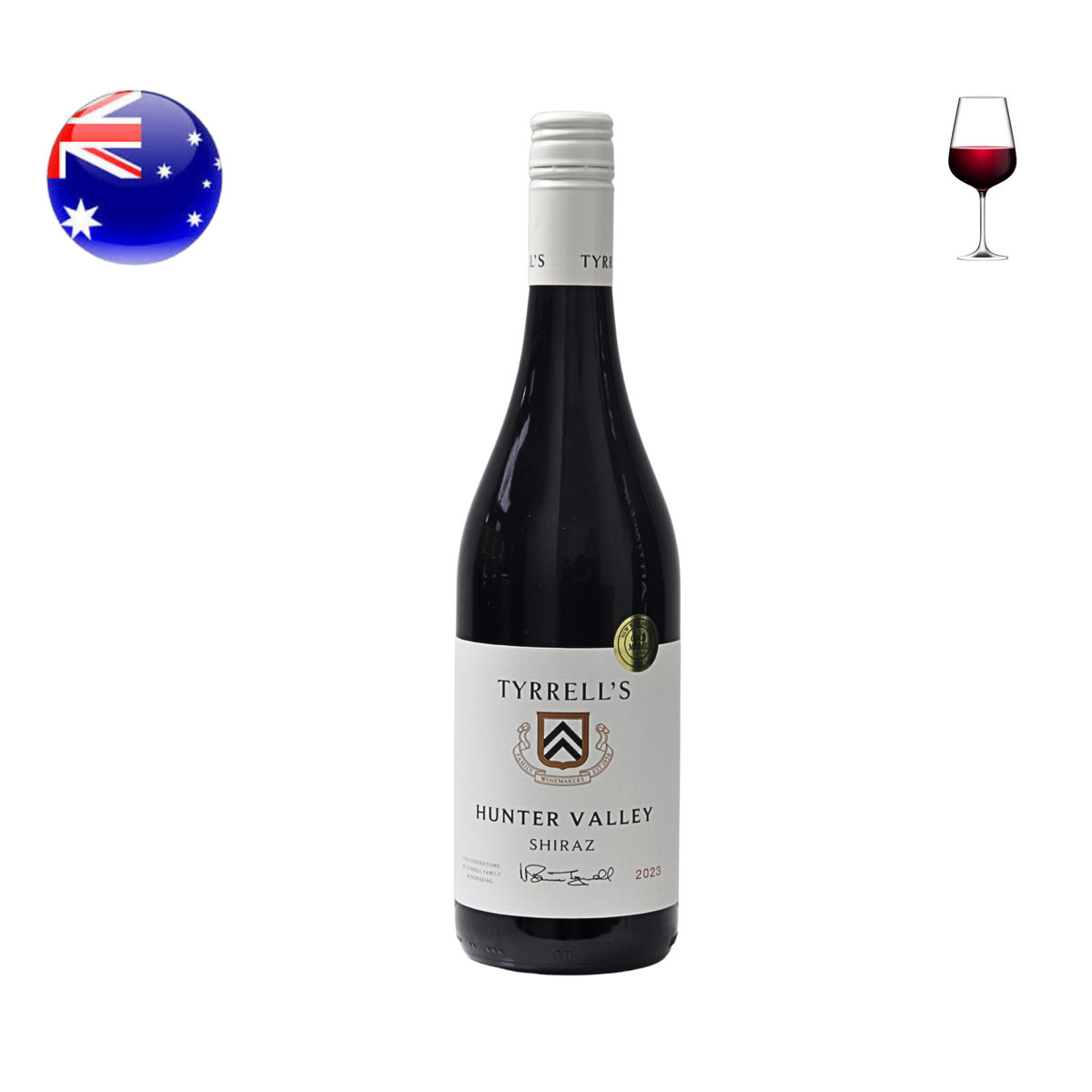Tyrrell's Hunter Valley Shiraz 2023, 750ml