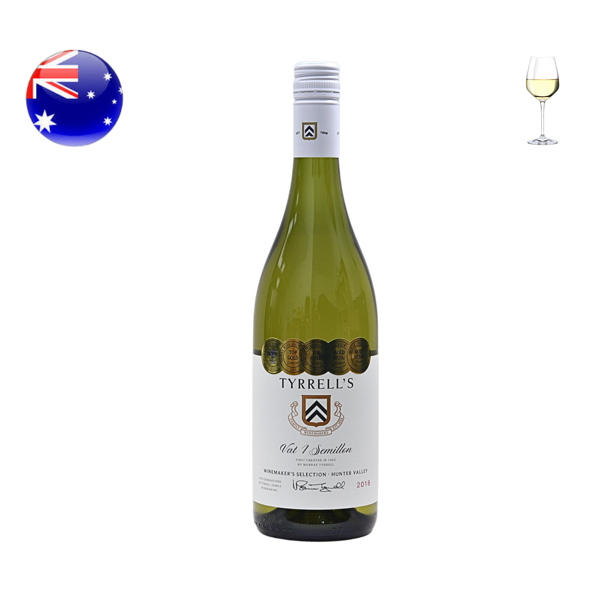 Tyrrell's "Vat 1" Semillon 2018