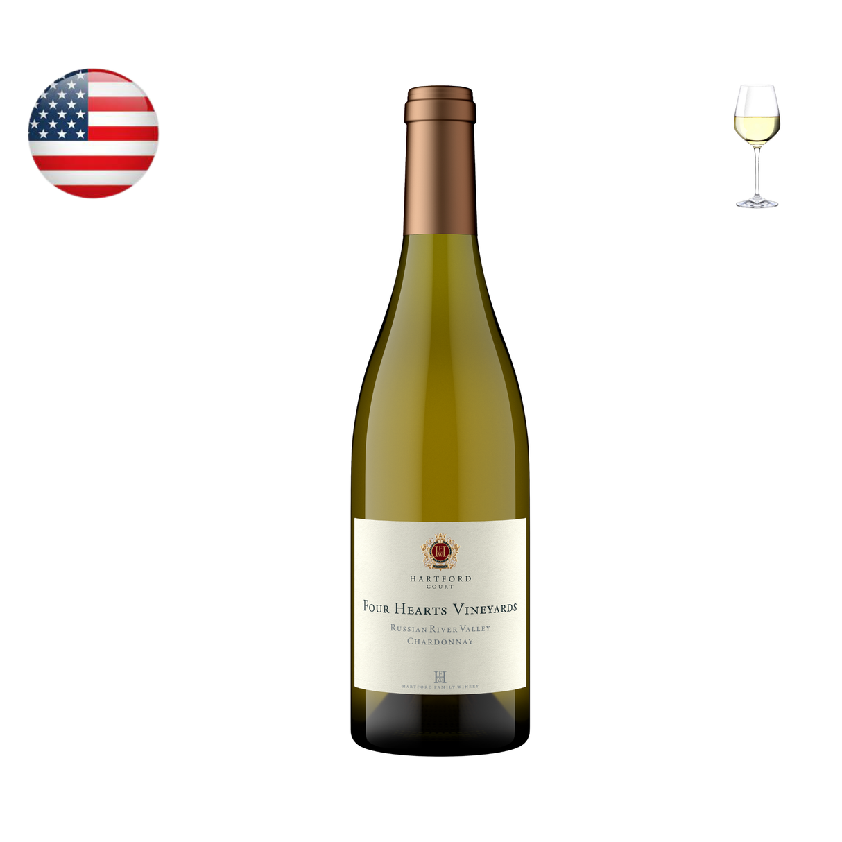 Hartford Court "Four Hearts Vineyards" Chardonnay 2022