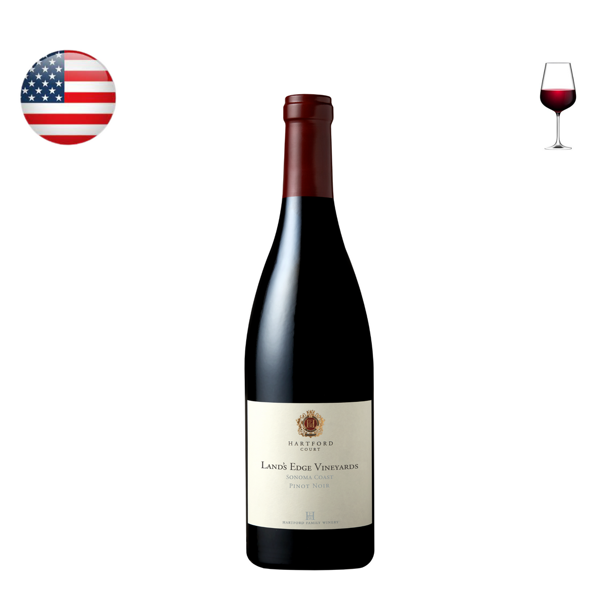 Hartford Court "Land's Edge Vineyards" Pinot Noir 2021