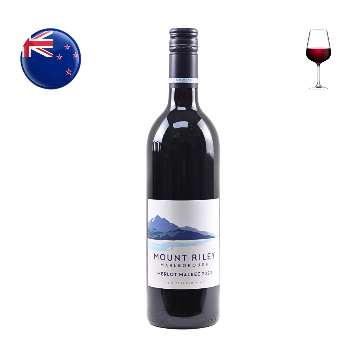 Mount Riley Merlot Malbec 2020