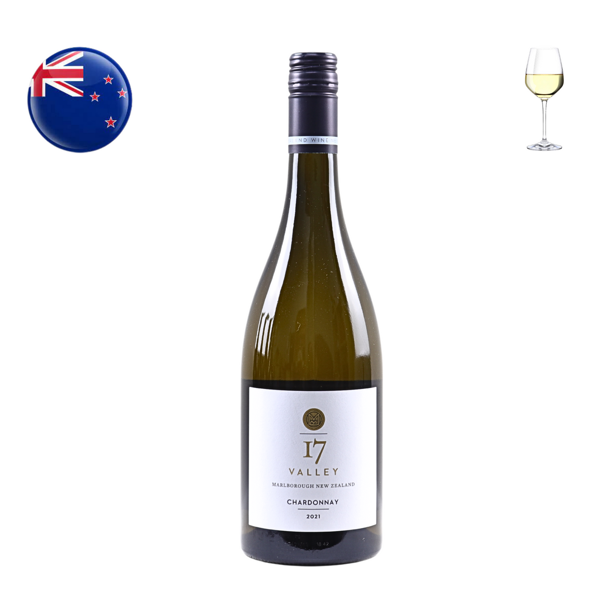 Mount Riley "17 Valley" Chardonnay 2021