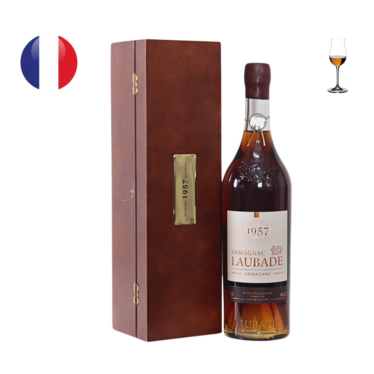 Chateau de Laubade Armagnac Millesime 1957