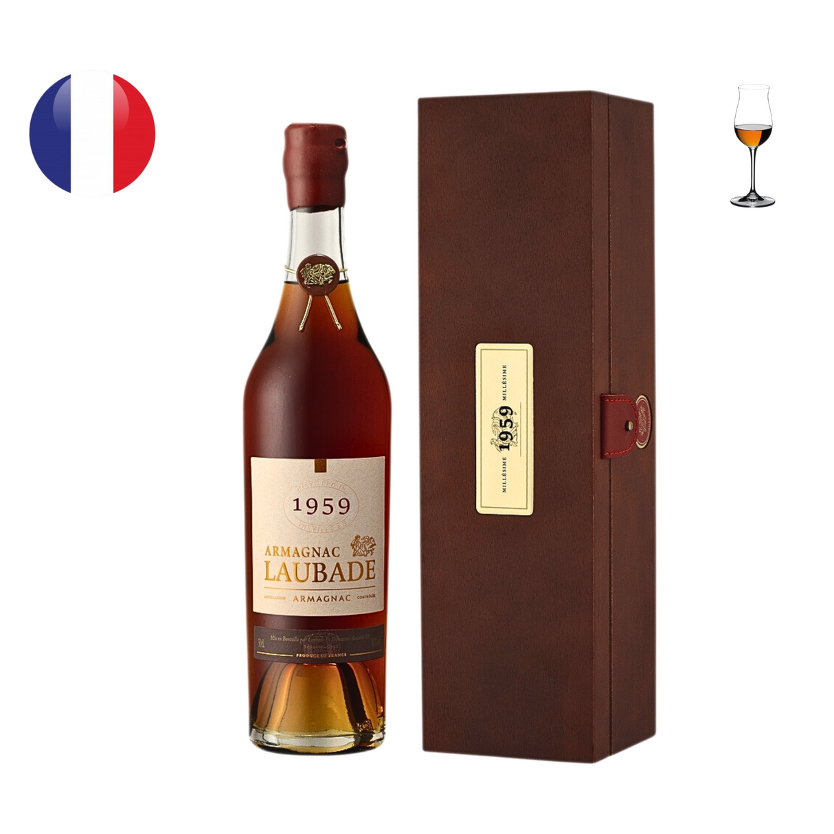 Chateau de Laubade Armagnac Millesime 1959