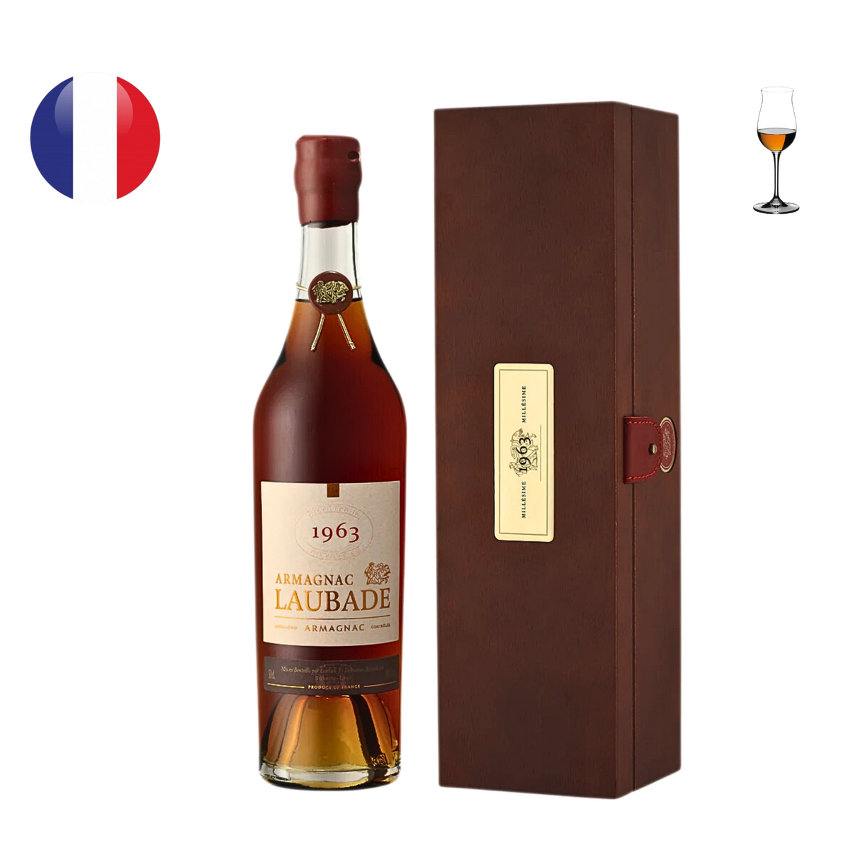 Chateau de Laubade Armagnac Millesime 1963
