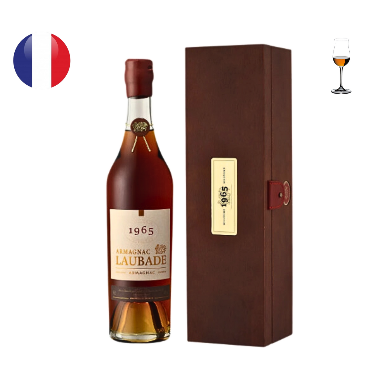 Chateau de Laubade Armagnac Millesime 1965