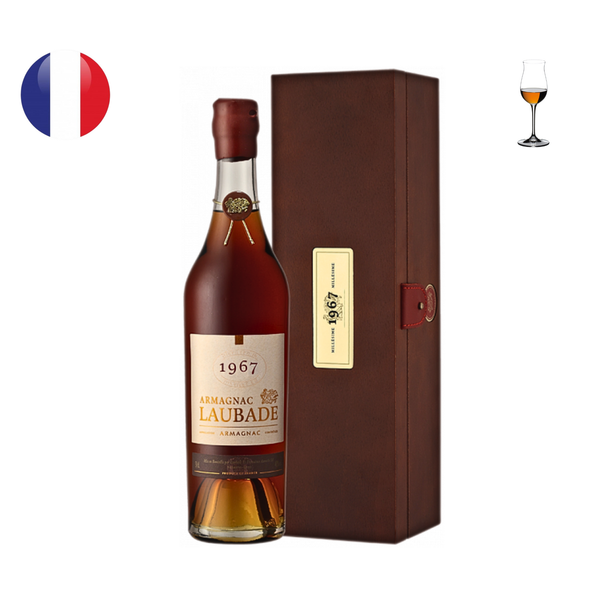 Chateau de Laubade Armagnac Millesime 1967