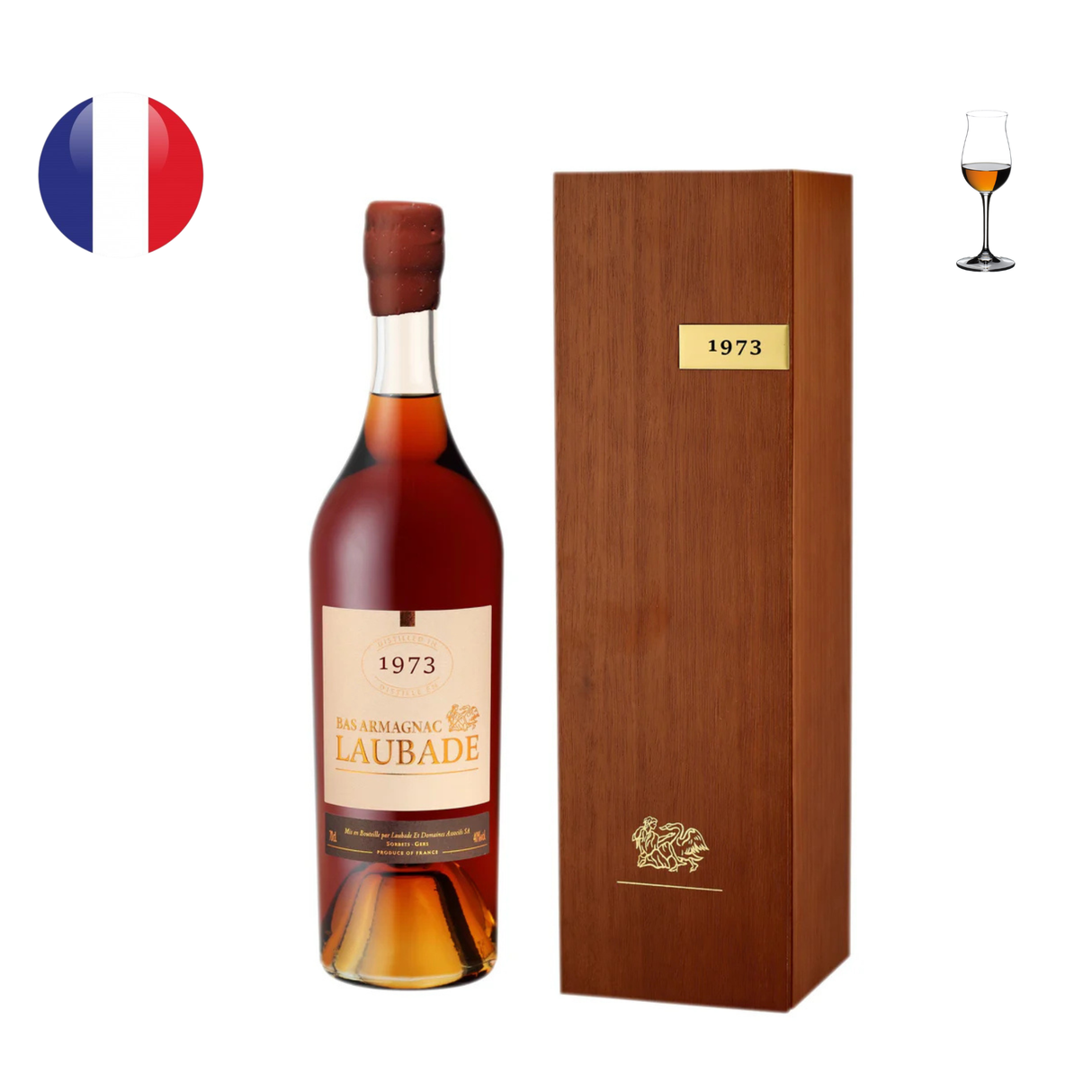 Chateau de Laubade Bas Armagnac Millesime 1973