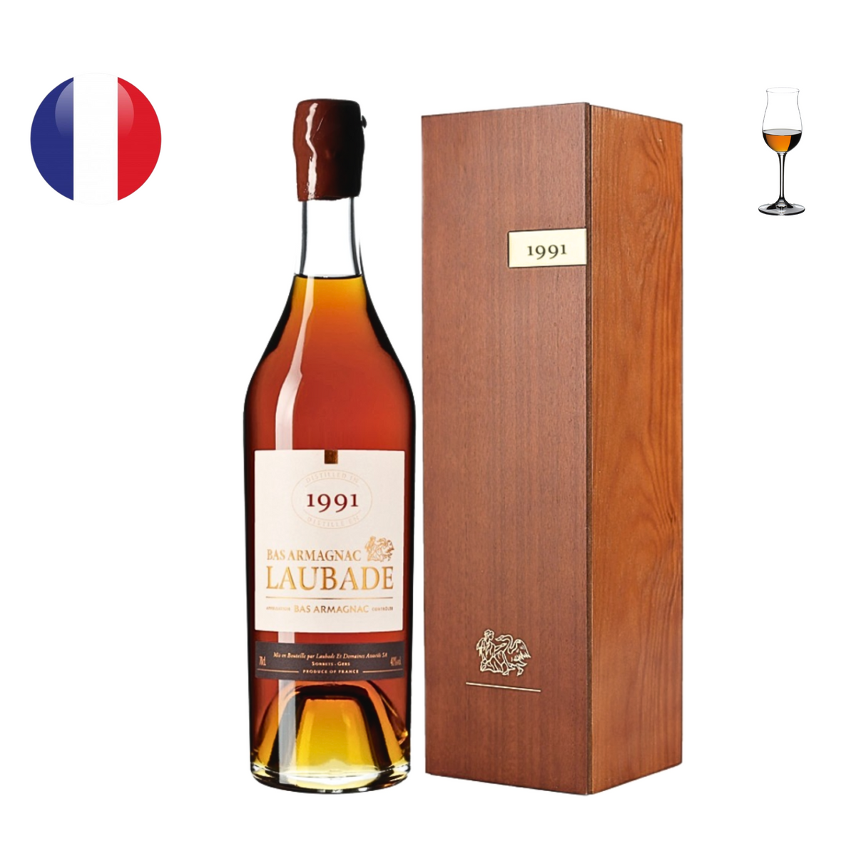 Chateau de Laubade Bas Armagnac Millesime 1991