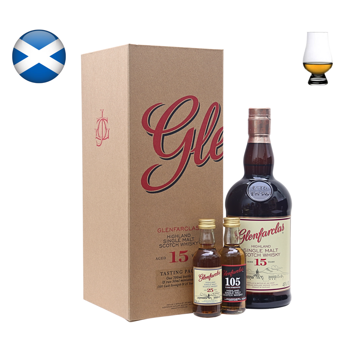 Glenfarclas 15 Year Old Tasting Pack
