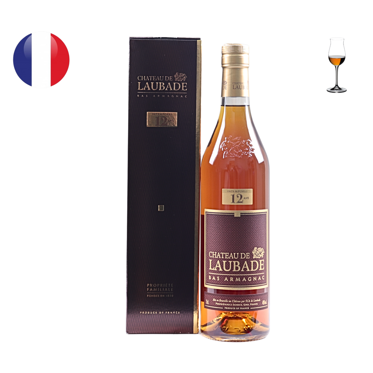 Chateau de Laubade Bas Armagnac "Intemporel 12 Ans"