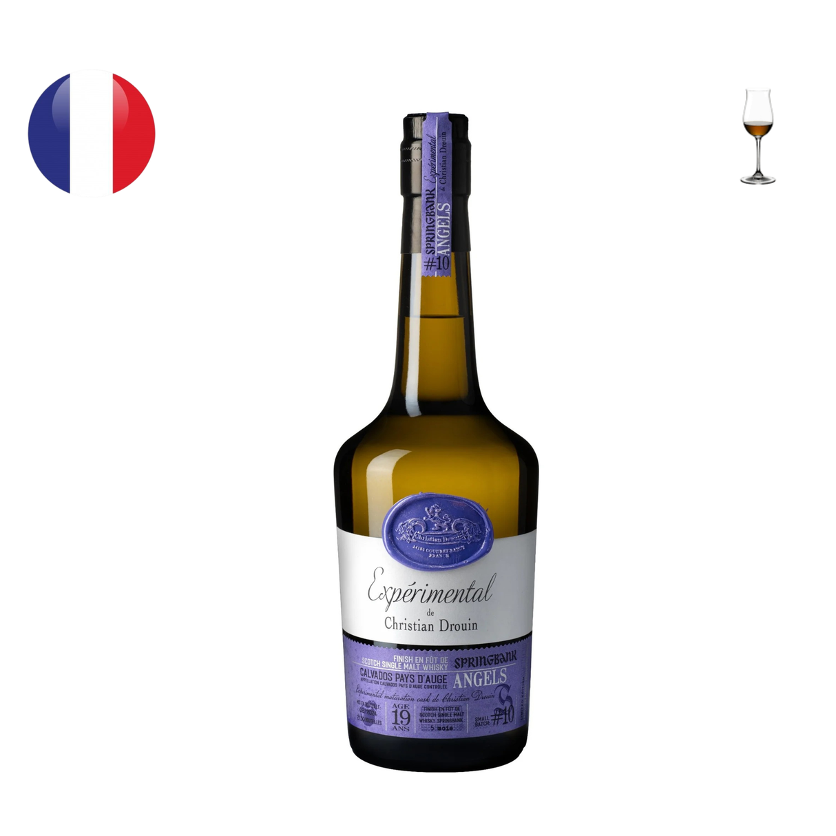 Christian Drouin Experimental "Springbank Angels" 19 Year Old Calvados Pays d'Auge