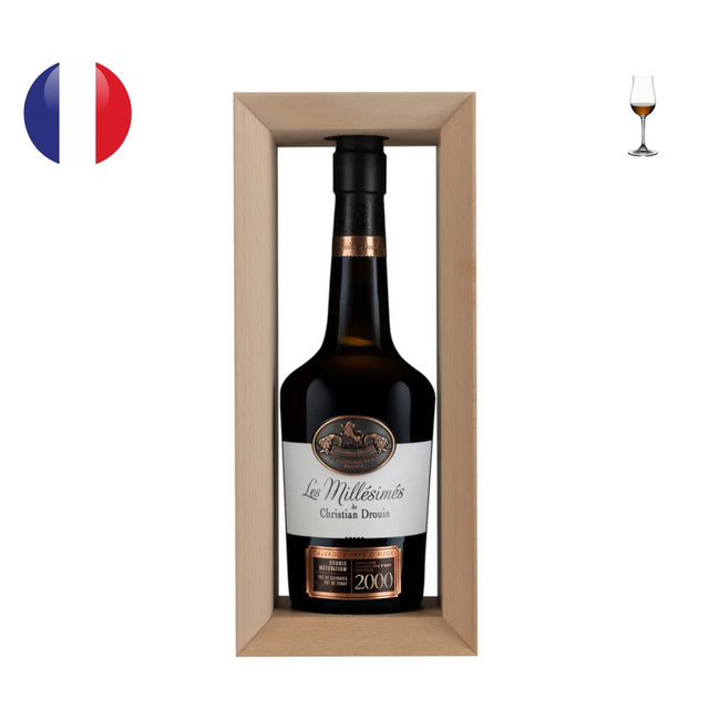 Christian Drouin Calvados Pays d'Auge Millesime 2000