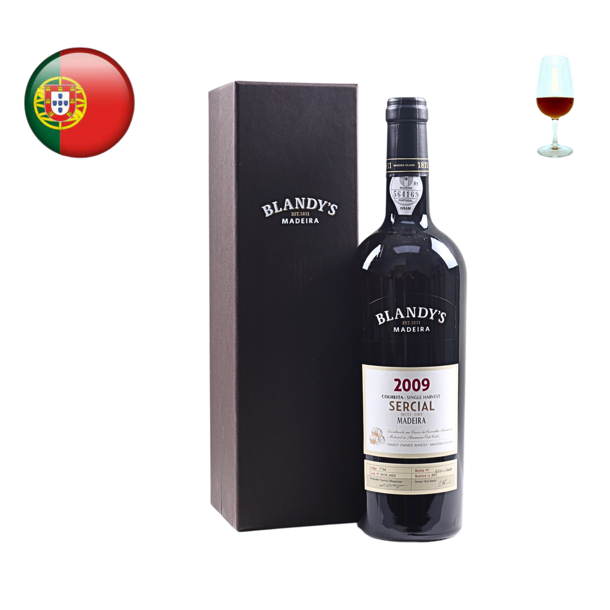 Blandy's Sercial "Colheita" Vintage Madeira 2009