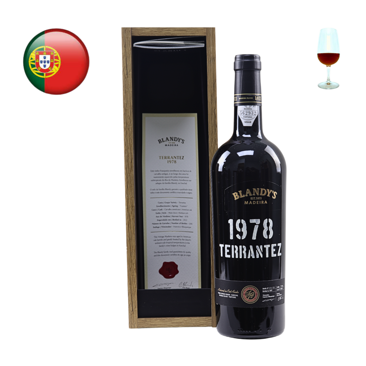Blandy's Terrantez Vintage Madeira 1978Blandy's Terrantez Vintage Madeira 1978