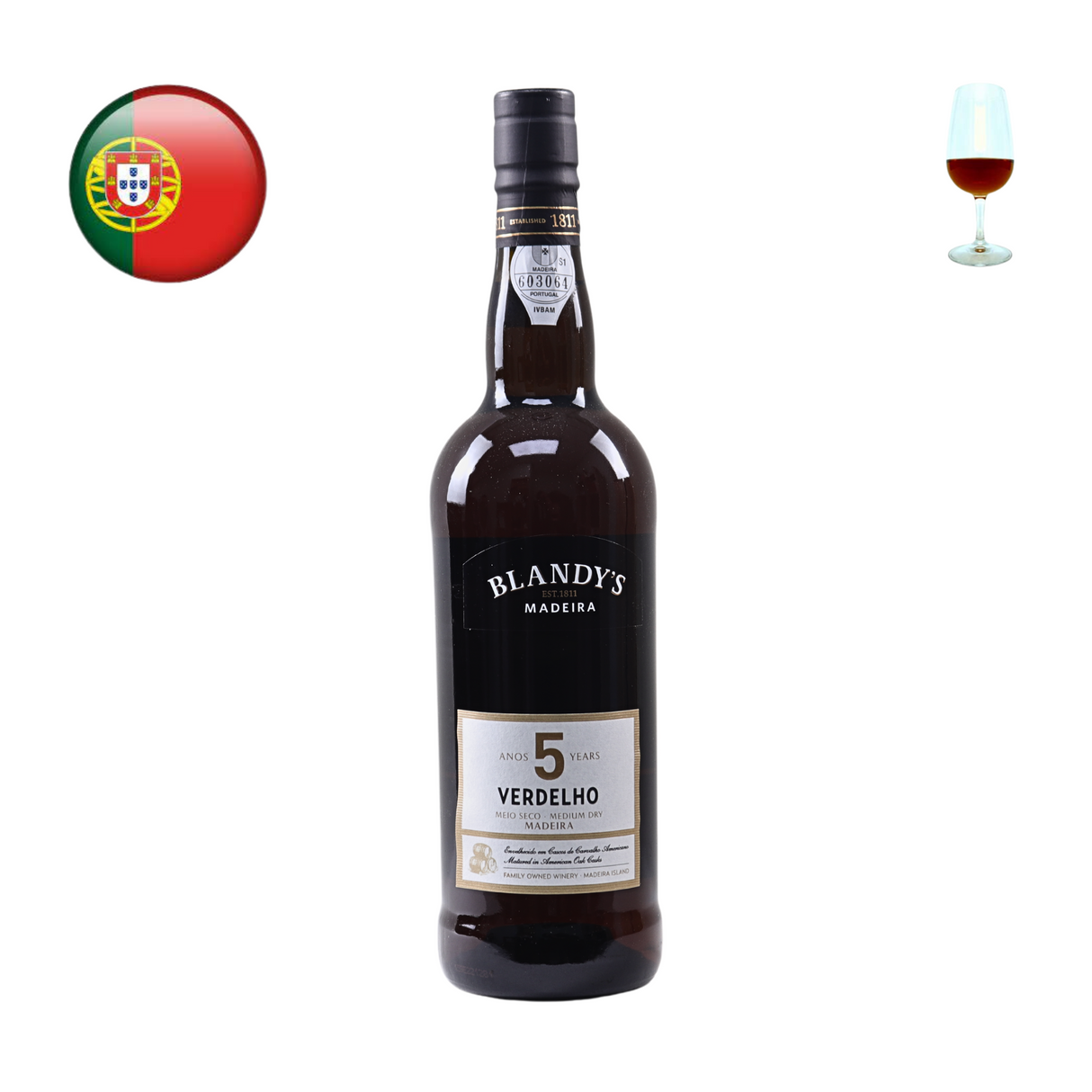 Blandy's Verdelho 5 Years Old Madeira