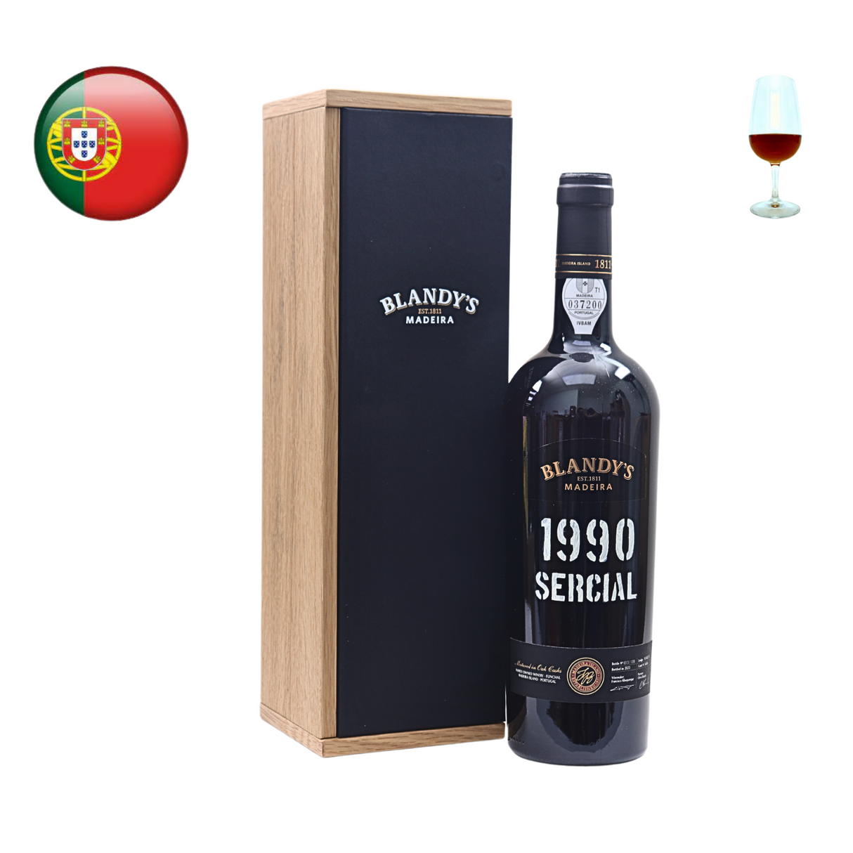Blandy's Sercial Vintage Madeira 1990