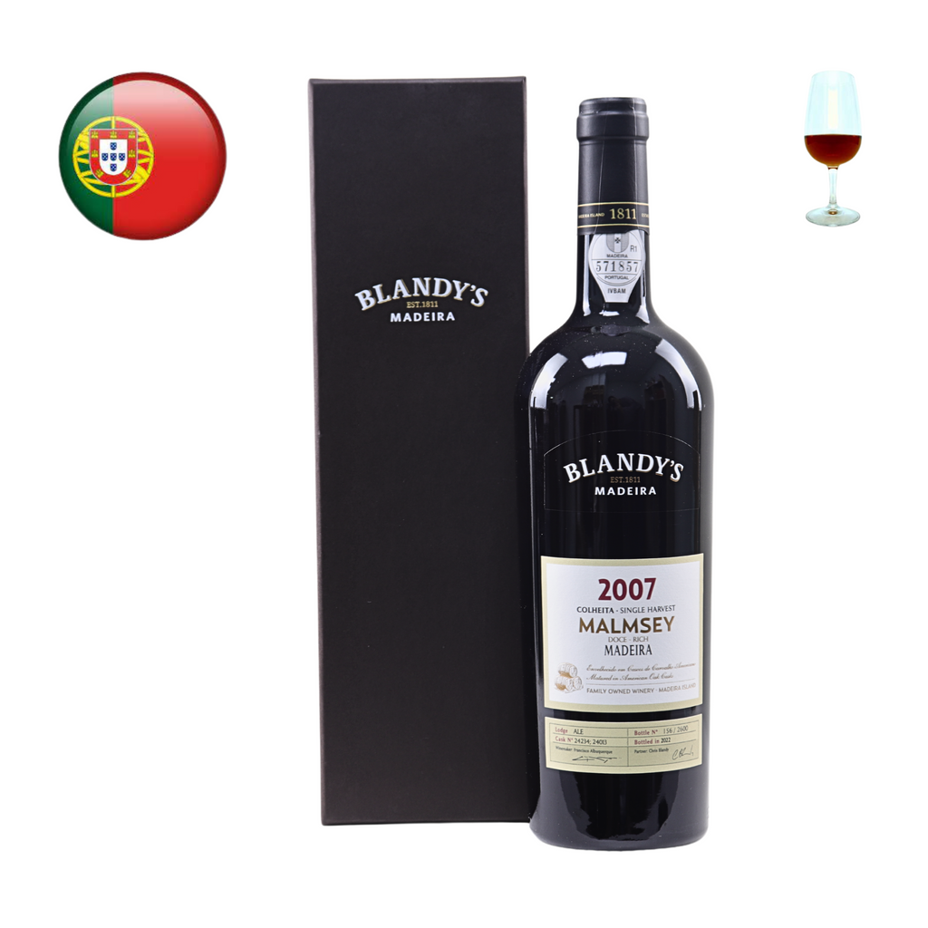 Blandy's Malmsey "Colheita" Vintage Madeira 2007