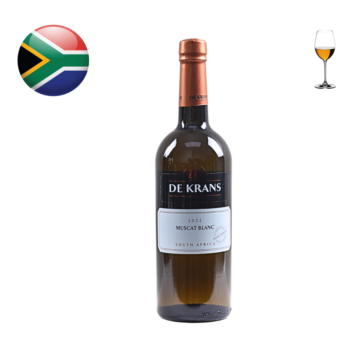 De Krans Muscat Blanc (Fortified) 2022