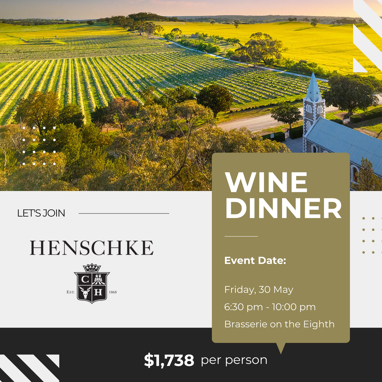 Henschke Wine Dinner Banner
