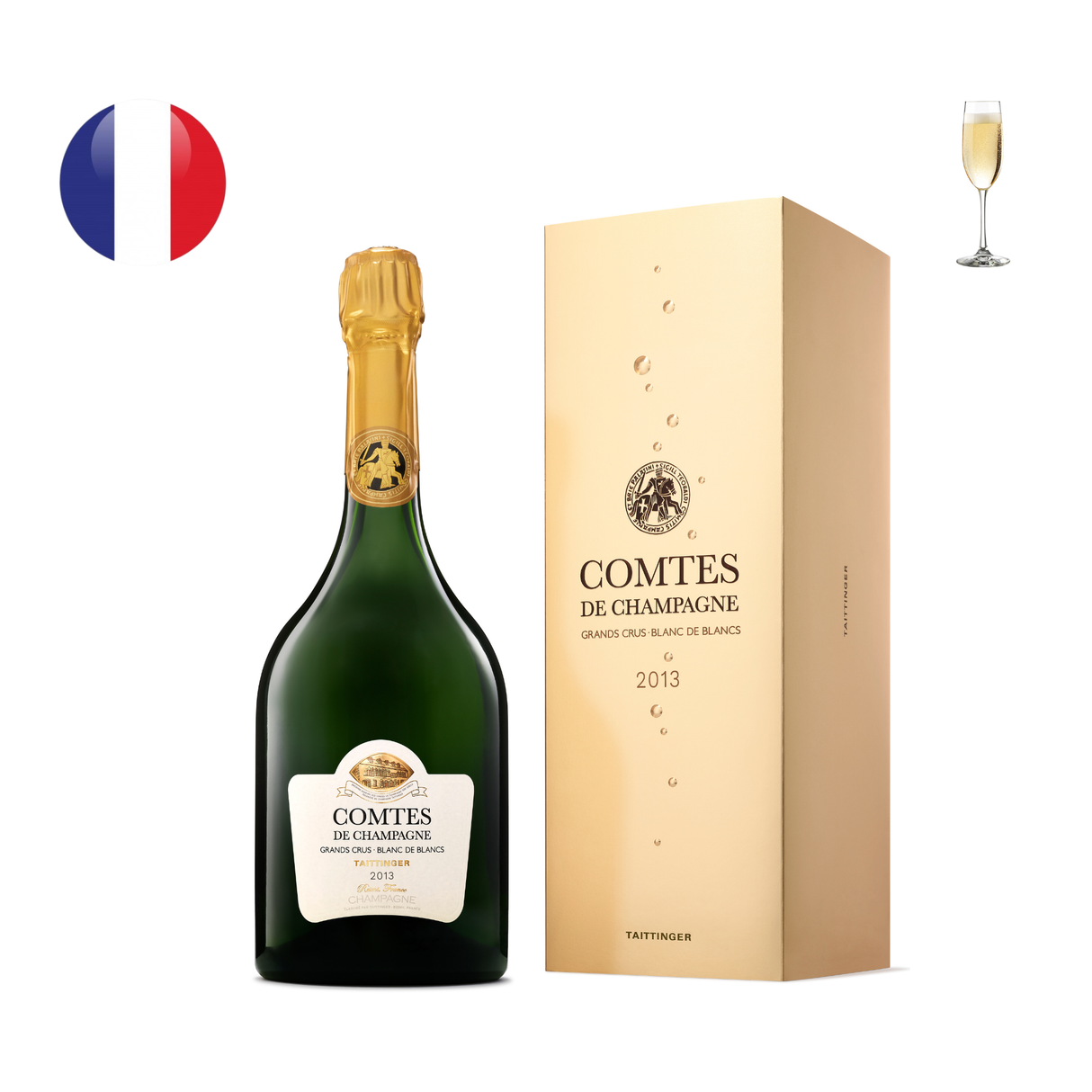 Taittinger Comtes de Champagne Blanc de Blancs Brut 2013 - gift box