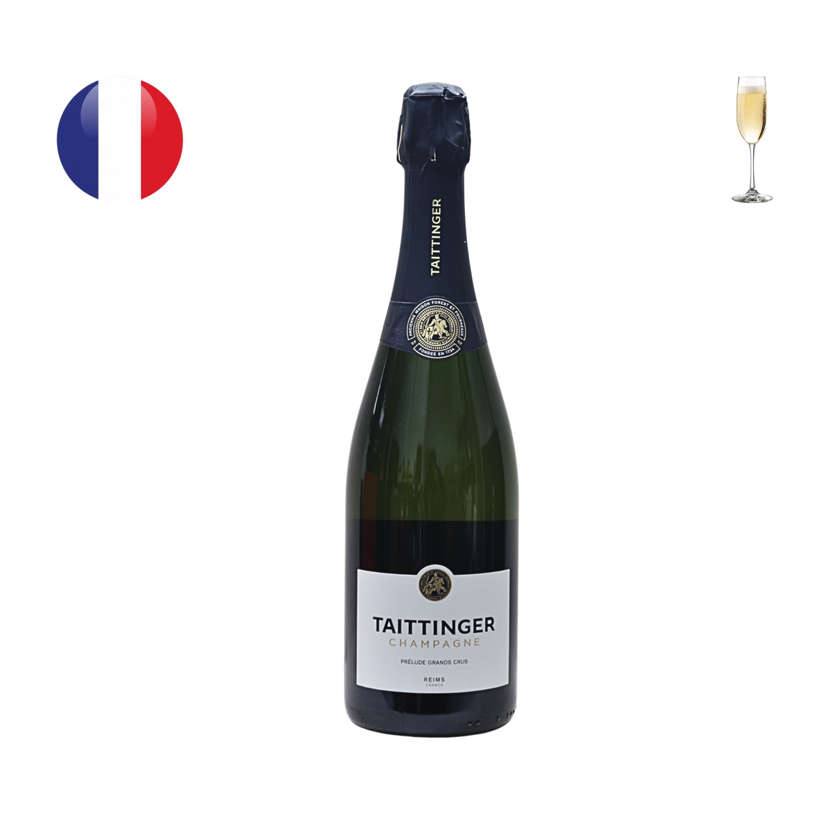 Taittinger Prelude Grands Crus Brut N.V., 750ml – Grape n Grain