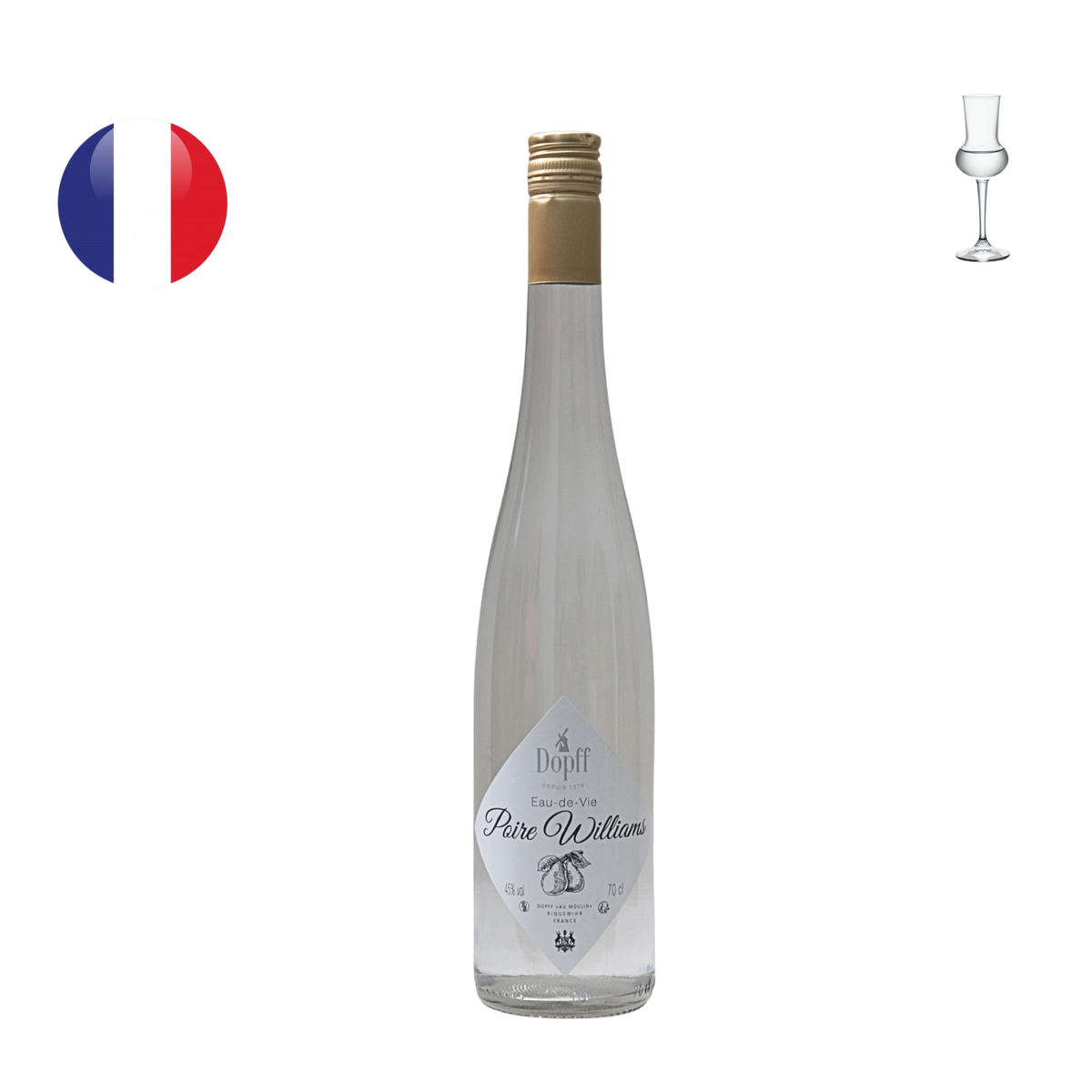 Dopff au Moulin 威廉梨烈酒，700毫升