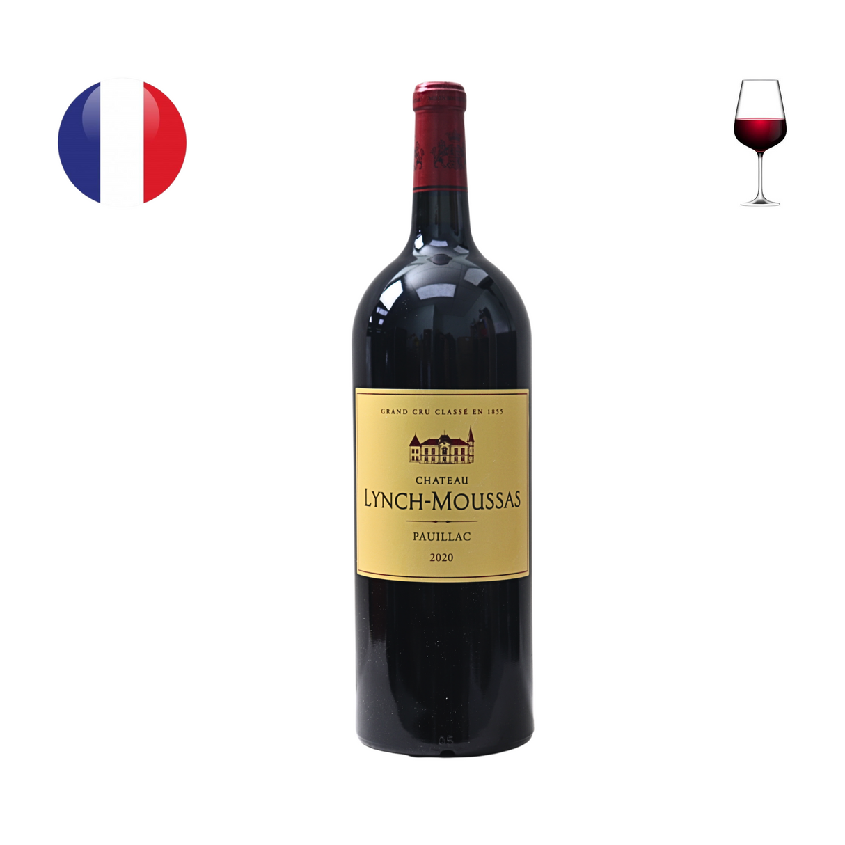 Chateau Lynch Moussas 2020, 1.5L