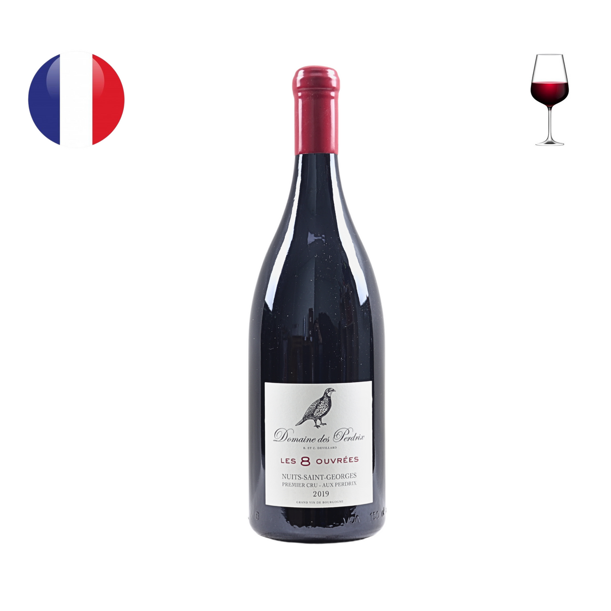 Domaine des Perdrix Nuits St Georges 1er Cru Aux Perdrix "Les 8 Ouvrees" 2019