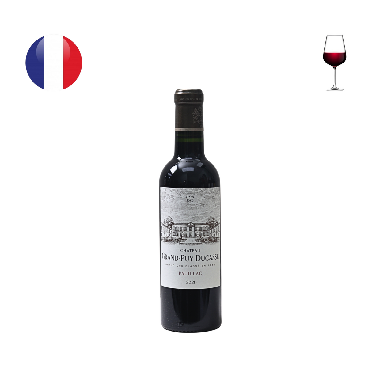 Chateau Grand Puy Ducasse 2021, 375ml