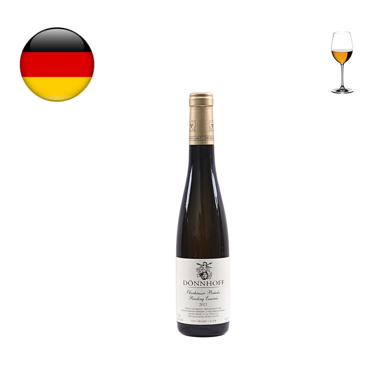 Donnhoff "Oberhauser Brucke" Monopol Riesling Eiswein Goldkapsel 2021