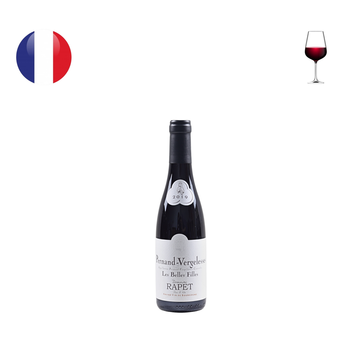 Domaine Rapet Pernand Vergelesses Rouge "Les Belles Filles" 2019