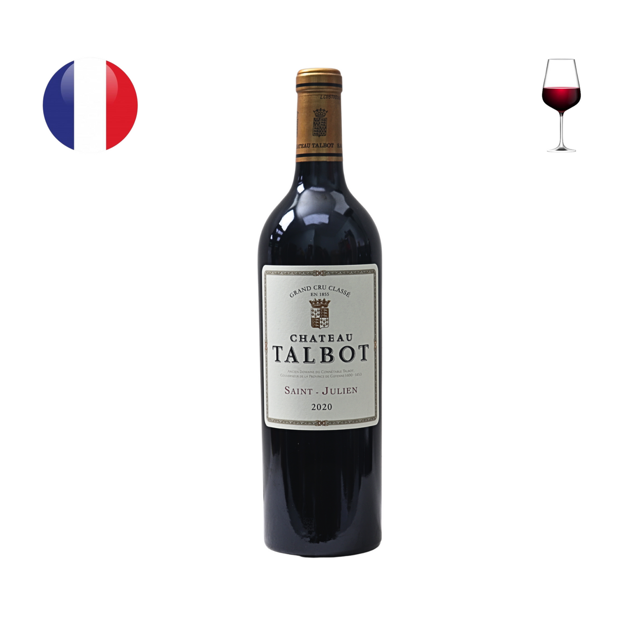 Chateau Talbot 2020, 750ml