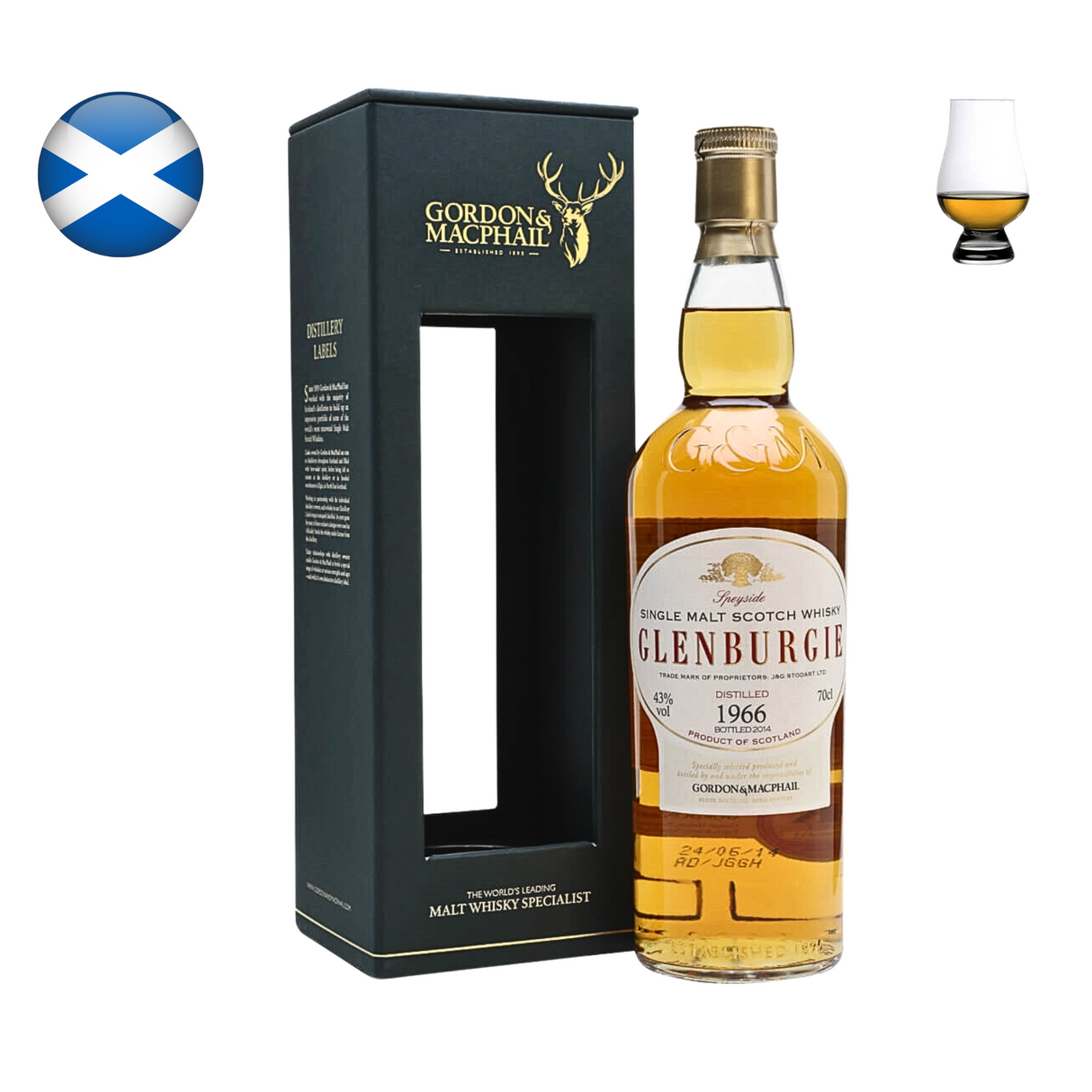 Gordon & MacPhail "Distillery Labels" Glenburgie 1966