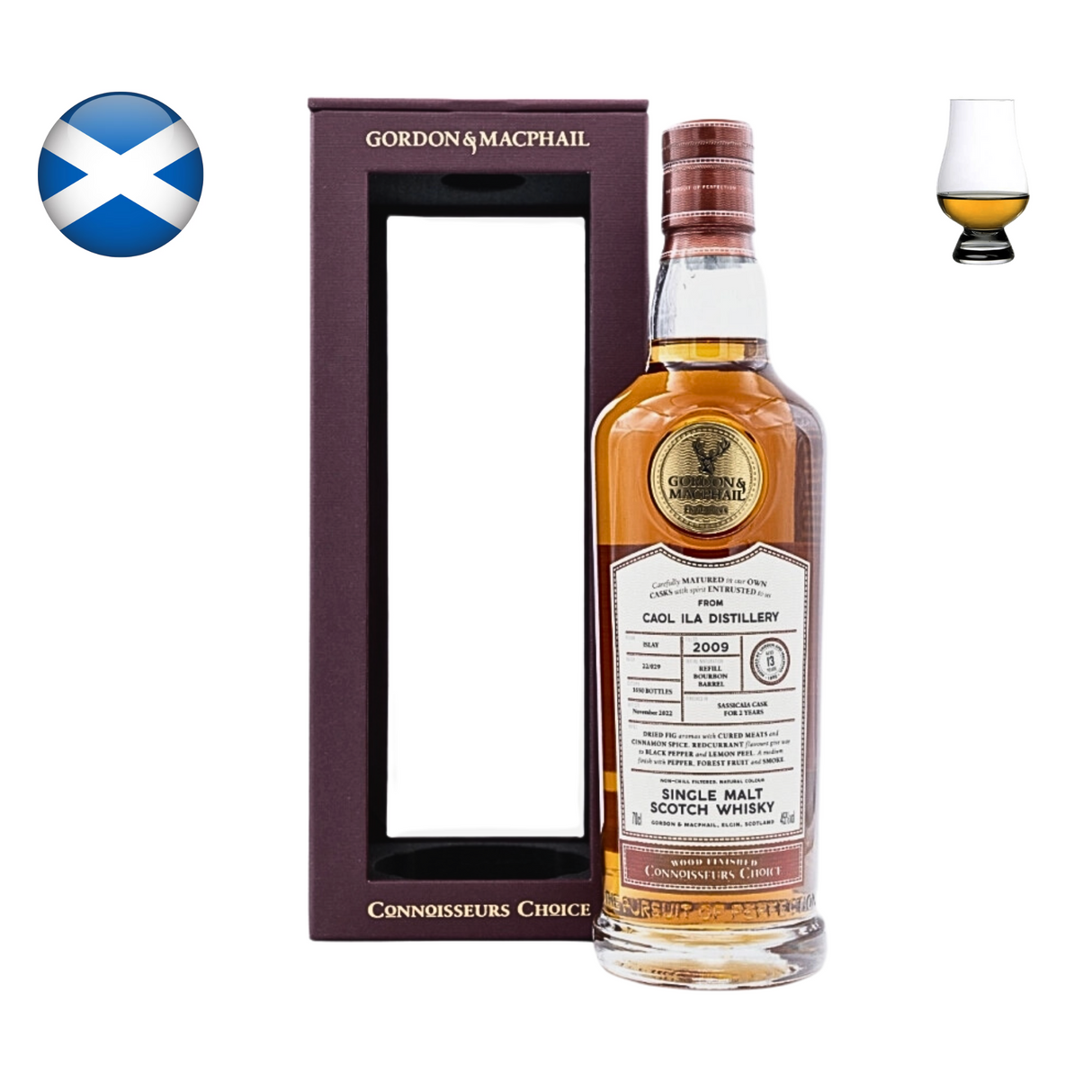 Caol Ila 2009, 13 Year Old "Connoisseurs Choice" G&M