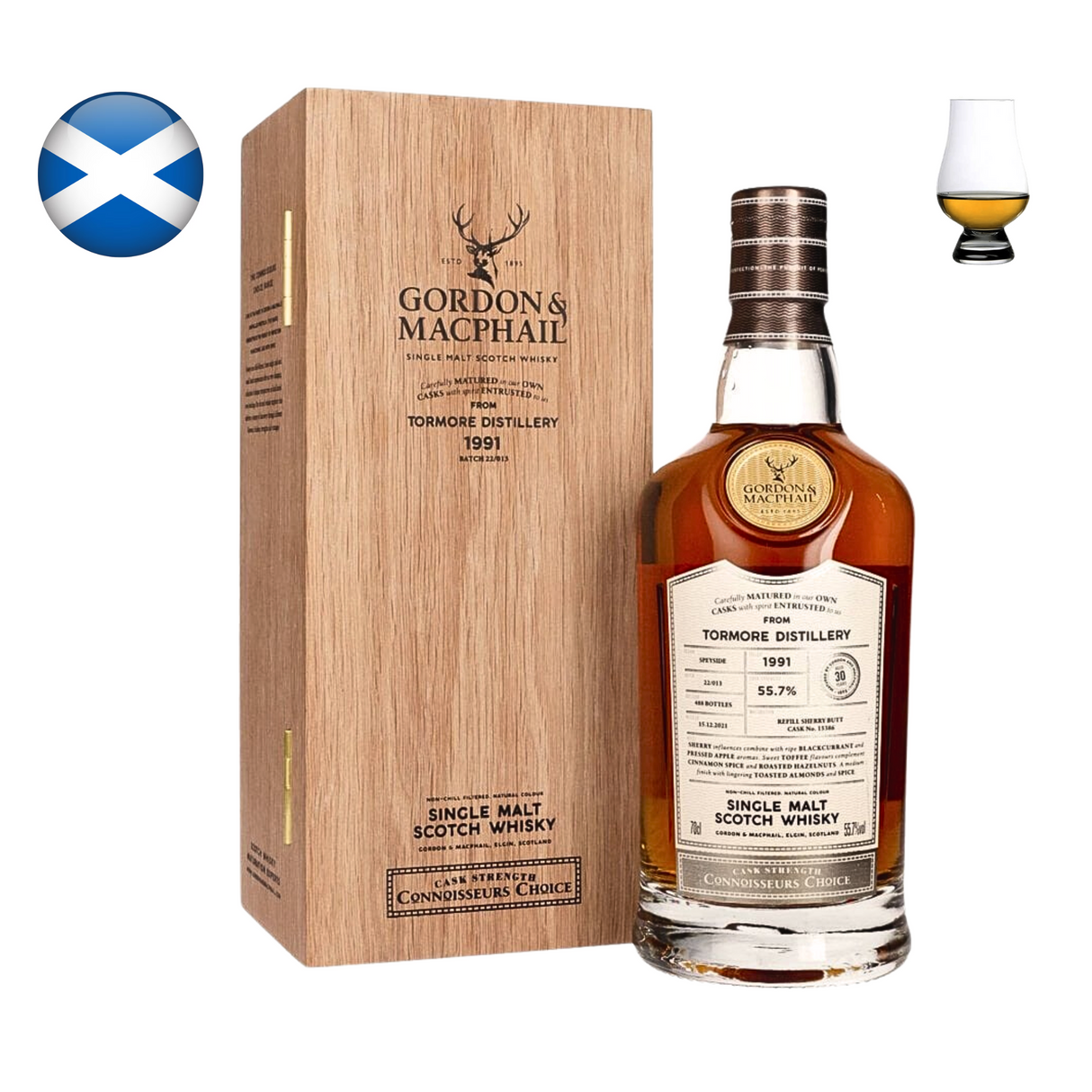 Tormore 1991, 30 Year Old "Connoisseurs Choice" G&M